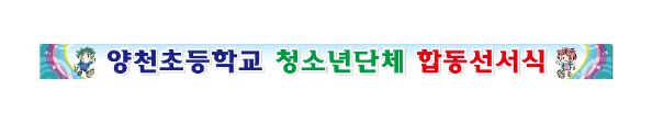 학교 현수막 No. 11